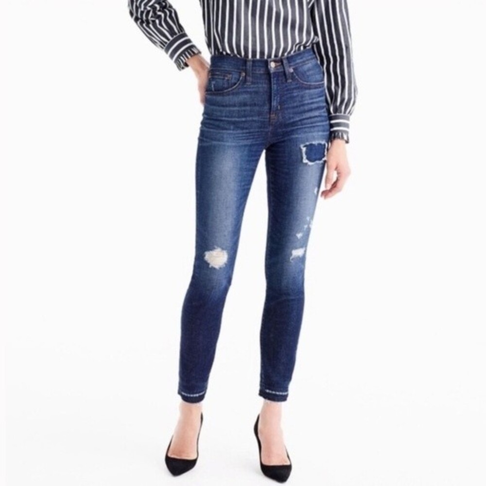 J. Crew Lookout High Rise Skinny Jeans Lassiter 28